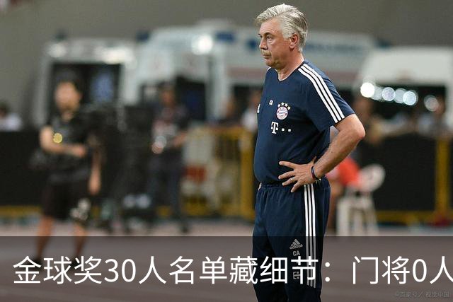 金球奖30人名单藏细节：门将0人，C罗连续4年无缘